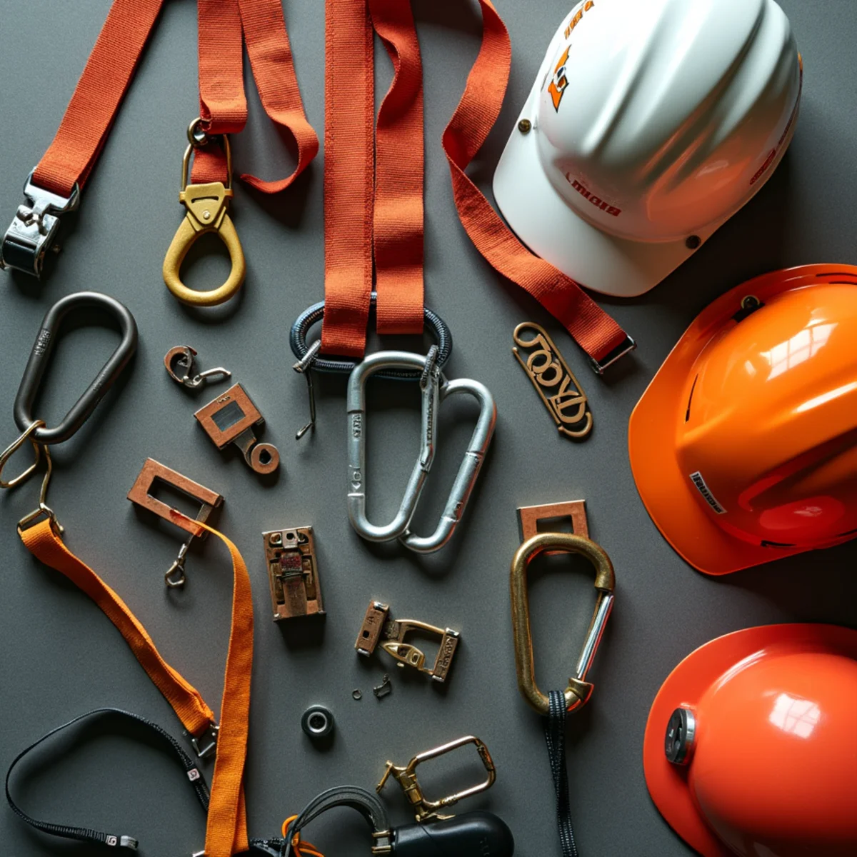 Modern arboricultural equipment, rigging lines and commercial chainsaws used by Cabarrus Tree Crew